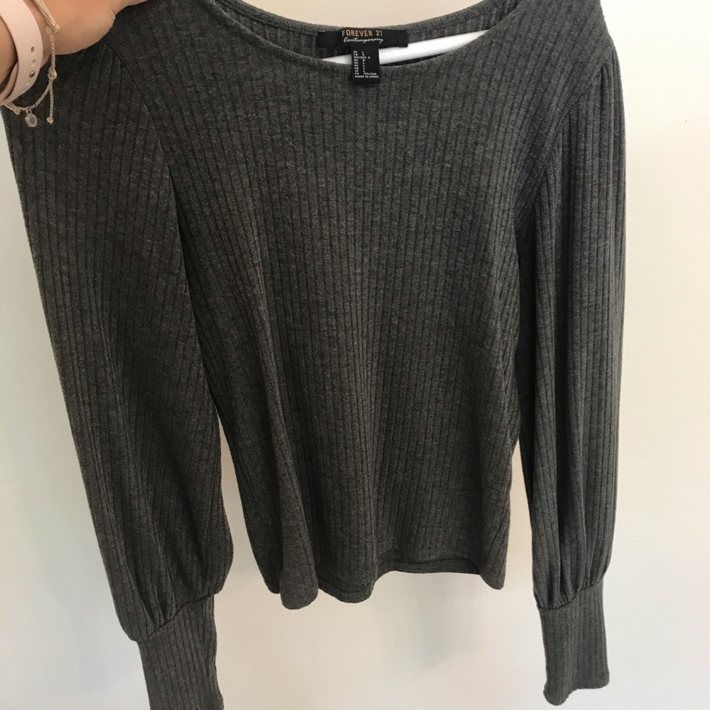 Long sleeve fall shirts. Bell sleeve that narrows